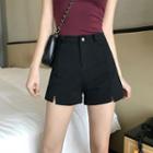 Split Hem Shorts