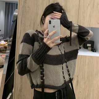 Striped Strappy Sweater