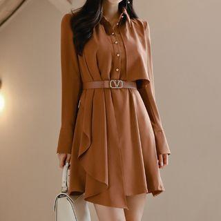 Asymmetric Shirt Dress