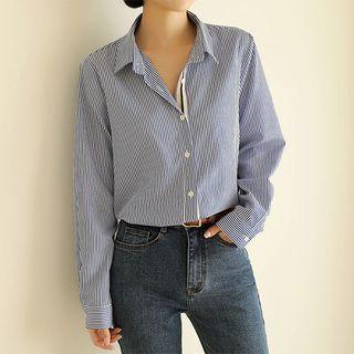 Piped Plain / Stripe Shirt