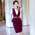 Short-sleeve Blouse / Vest / Skirt / Dress Pants