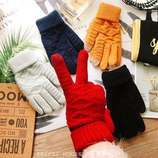 Cable Knit Gloves