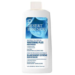 Desert Essence - Tea Tree Oil Whitening Plus Mouthwash Cool Mint - 16 Fl Oz