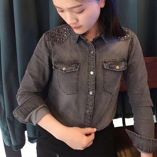 Studded Denim Shirt