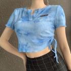 Tie Dye Short-sleeve Top
