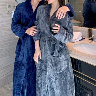 Couple Matching Flannel Robe / Pants / Set