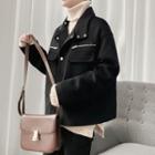 Stand-collar Zip-front Jacket