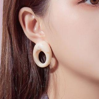 Acrylic Oval Dangle Earring
