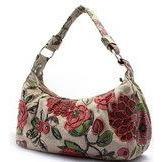 Floral Applique Handbag