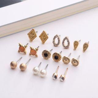 Set: Ear Studs As Shown In Figure - One Size