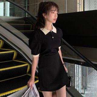 Asymmetric A-line Wrap Skirt