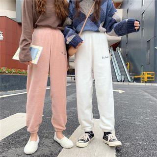 Elastic Waist Fleece Sweatpants