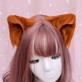 Fluffy Animal Ear Hair Clip