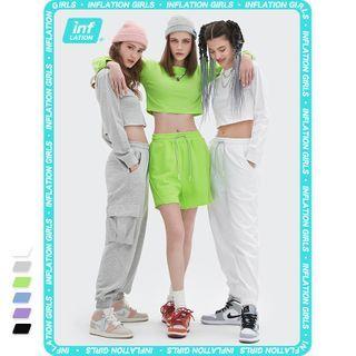Long-sleeve Crop T-shirt In 6 Colors