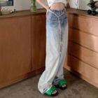 Gradient High Waist Harem Jeans