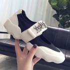 Embellished Velcro Sneakers