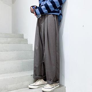Wide-leg Causal Pants