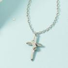 Cross Necklace 1 Pc - Silver - One Size
