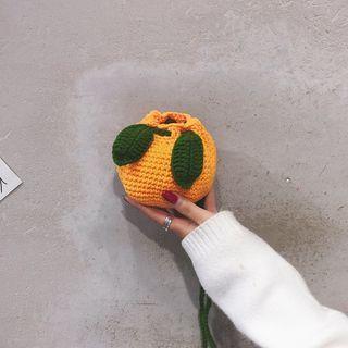 Knit Fruit Crossbody Bag