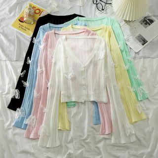 Butterfly Applique Cardigan