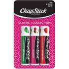 Chapstick - Classic Collection Skin Protectant Flavored Lip Balm Tube Cherry, Strawberry & Spearmint, 1 Pack