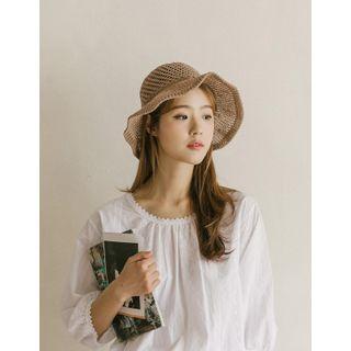 Mesh Bucket Hat Beige - One Size