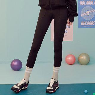 Letter Patch Leggings