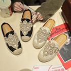 Embellished Espadrille Mules