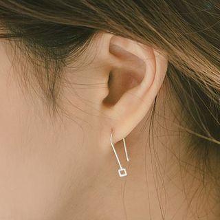 925 Sterling Silver Pull Through Earring