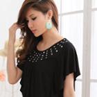 Ruffled Studded Top