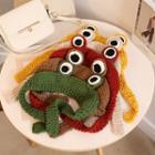 Knitted Wool Frog Hat Hood
