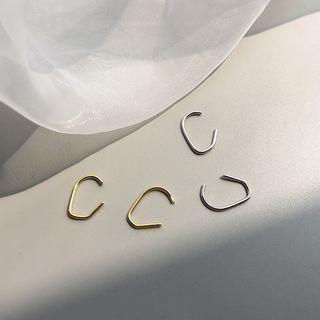 Alloy Irregular Wirework Earring