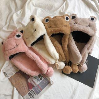 Frog Fleece Trapper Hat
