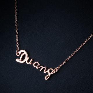925 Sterling Silver Letter Necklace