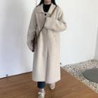 Fleece Coat Almond - One Size