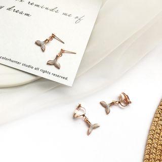 Mermaid Tail Earring / Clip-on Earring