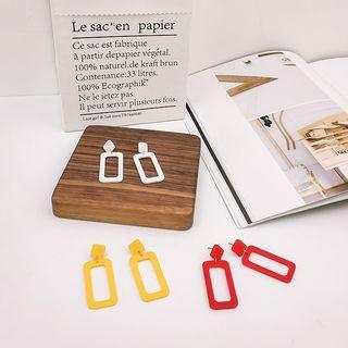 Acrylic Rectangle Dangle Earring