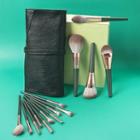 Set Of 14: Makeup Brush / Faux Leather Bag