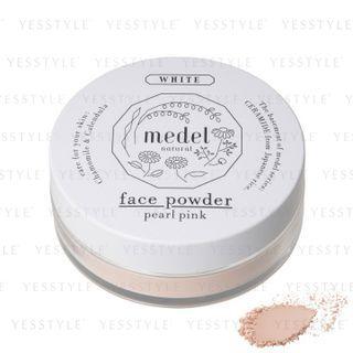 Medel Natural - White Face Powder Spf 18 Pa++ (wild Rose Aroma) (pearl Pink) 9g