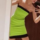 Colorblock Tube Dress