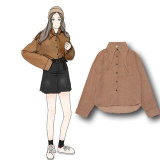 Check Knot Long-sleeve Shirt