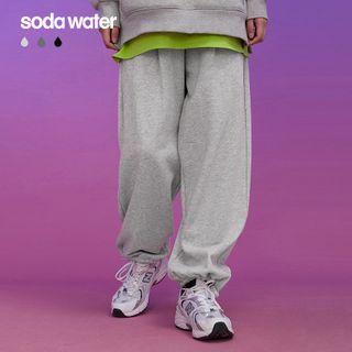 Tie-hem Loose-fit Sweatpants