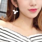 Asymmetric Floral Earring