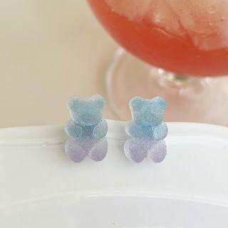 Bear Gradient Epoxy Earring
