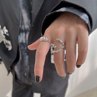 Irregular Sterling Silver Open Ring (various Designs)