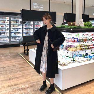 Peter Pan Collar Loose Coat