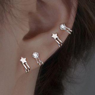 Star / Rhinestone Cuff Earring