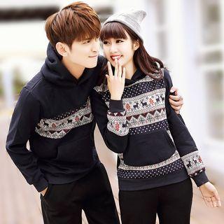 Couple Matching Patterned Hoodie