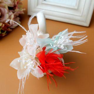 Feather Flower Headpiece