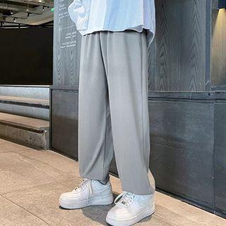 High-waist Lettering Pants